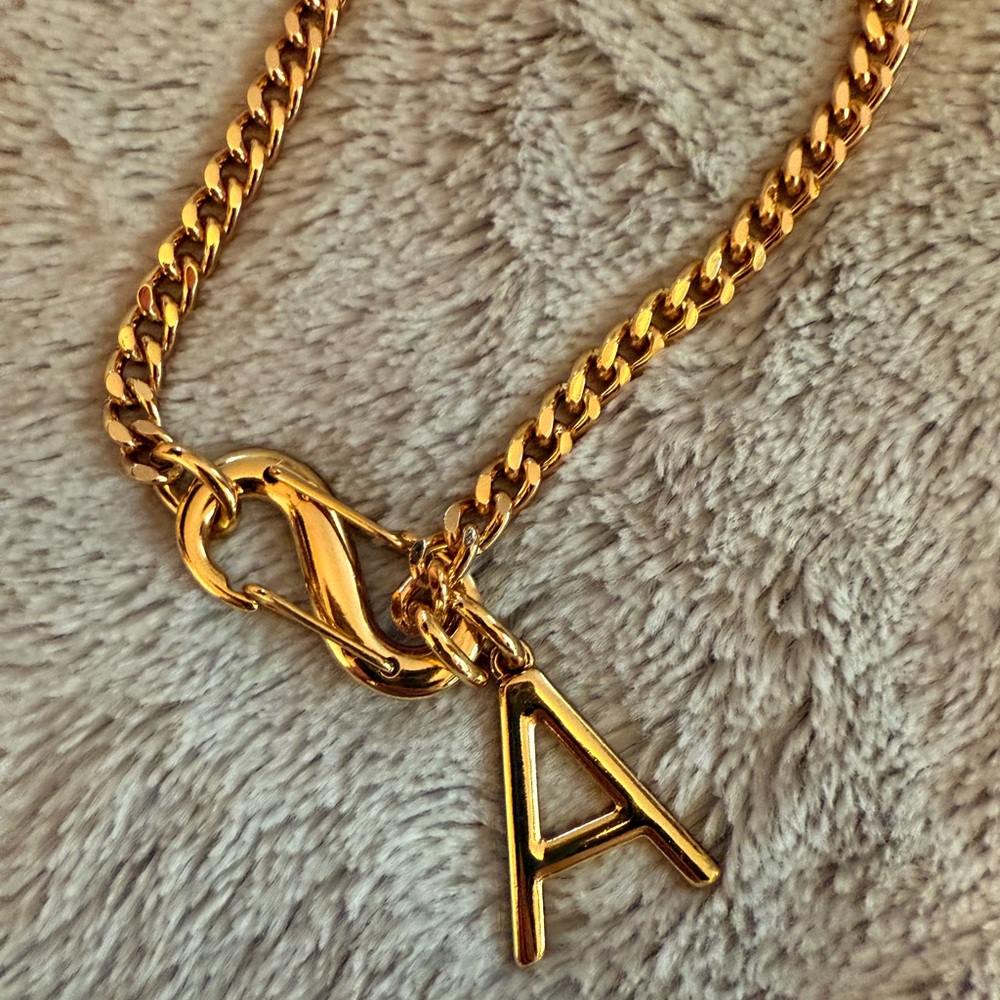 Gold Initial Necklace